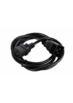 Шнур питания Rem R-16-Cord-C19-C20-3 C19-C20 проводник.:3x1мм2 3м 220В 16А (упак.:1шт) черный