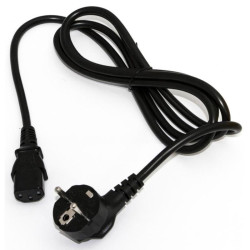 Шнур питания Hyperline ПВС-АП PWC-IEC13-SHM-10-BK Schuko-C13 проводник.:3x0.75мм2 10м 10А (упак.:1шт) черный