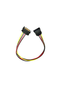 Кабель Cablexpert CC-SATAMF-01 Удлинитель кабеля питания SATA Cablexpert 15pin(M)/15pin(F) 30см