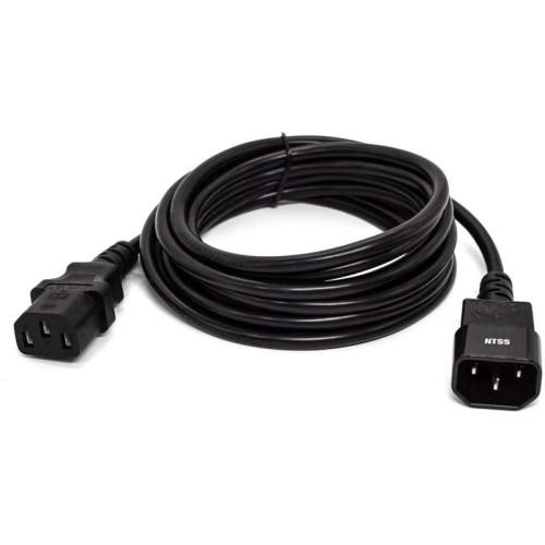 Шнур питания NTSS NTSS-PC13145 C13-С14 проводник.:3x1мм2 3м 220/250В 10А черный