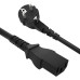 GCR Кабель питания 7.0m, Евровилка угловая - С13, 3*0,75mm, черный, GCR-53706 GCR Кабель питания 7.0m, Евровилка угловая - С13, 3*0,75mm, черный, GCR-53706