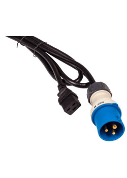 Шнур питания Lanmaster LAN-PP9M/19-2.5-BK C19 проводник.:3x2.5мм2 2.5м 250В 16А черный