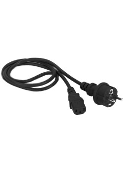 Шнур питания Lanmaster LAN-PP13/SH-10-BK C13-Schuko проводник.:3x0.75мм2 10м 250В 10А черный