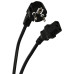 Кабель/ Кабель компьютер --> розетка 220V ( угловая Евровилка) <VDE> 3G*1mm2 VCOM <CE021-CU1.0-1.8> , 1,8 м Кабель/ Кабель компьютер --> розетка 220V ( угловая Евровилка) <VDE> 3G*1mm2 VCOM <CE021-CU1.0-1.8> , 1,8 м