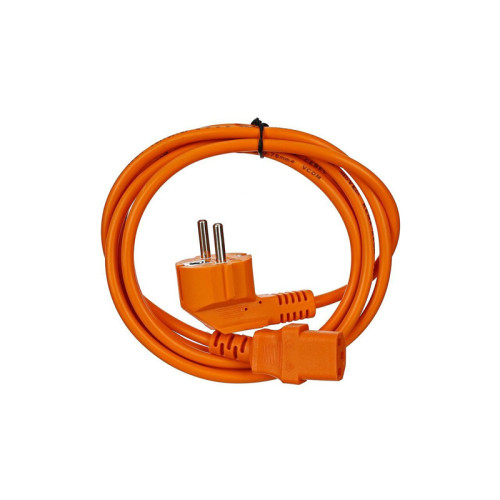 Кабель/ Кабель компьютер --> розетка 220V (угловая Евровилка) <VDE> 3G0,75mm2 VCOM {CE021-O} 1,8m, ОРАНЖЕВЫЙ Кабель/ Кабель компьютер --> розетка 220V (угловая Евровилка) <VDE> 3G0,75mm2 VCOM {CE021-O} 1,8m, ОРАНЖЕВЫЙ