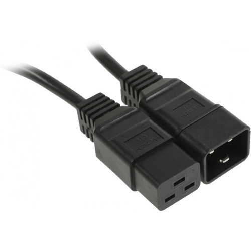 Шнур питания Hyperline PWC-IEC19-IEC20-1.8-BK C19-C20 проводник.:3x1.5мм2 1.8м 250В 16А (упак.:1шт) черный Шнур питания Hyperline PWC-IEC19-IEC20-1.8-BK C19-C20 проводник.:3x1.5мм2 1.8м 250В 16А (упак.:1шт) черный