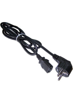 Шнур питания Lanmaster LAN-PP13/SHA-1.5-BK C13-Schuko проводник.:3x0.75мм2 1.5м 220В 10А черный