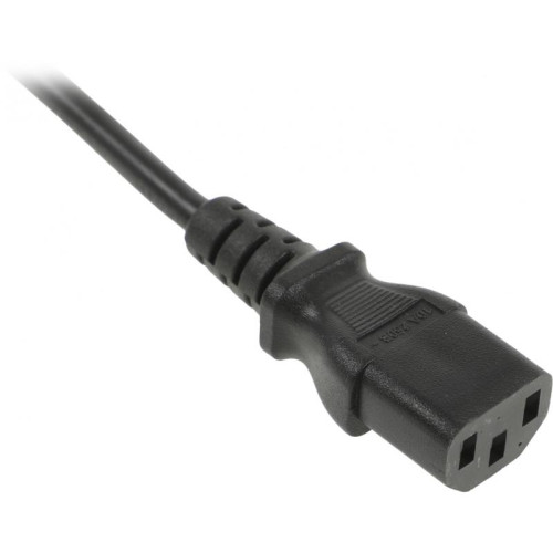 Шнур питания Hyperline PWC-IEC13-SHM-3.0-BK C13-Schuko проводник.:3x1.0мм2 3м 250В 10А (упак.:1шт) черный