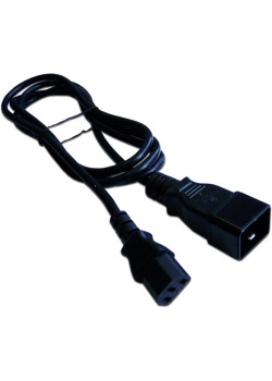 Шнур питания Lanmaster LAN-PP13/20-5.0-BK C13-C20 проводник.:3x0.75мм2 5м 220В 10А черный