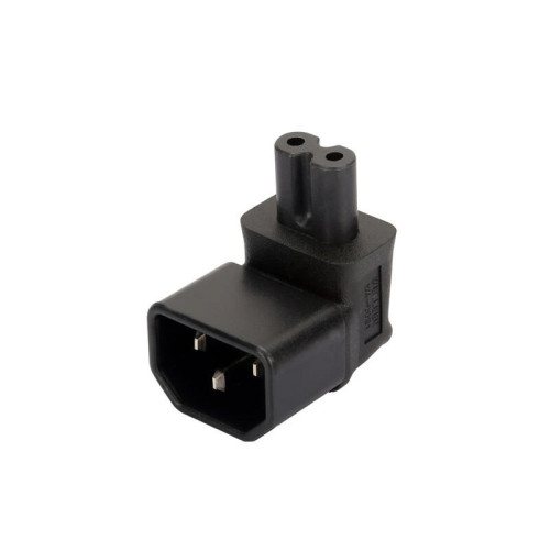 4PH Переходник C14 - C7 угловой, черный, 4PH-R90292
