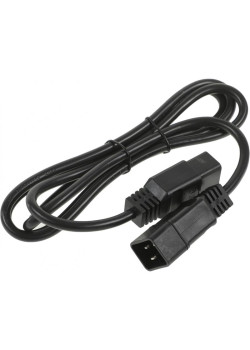 Шнур питания Hyperline PWC-IEC19-IEC20-1.8-BK C19-C20 проводник.:3x1.5мм2 1.8м 250В 16А (упак.:1шт) черный