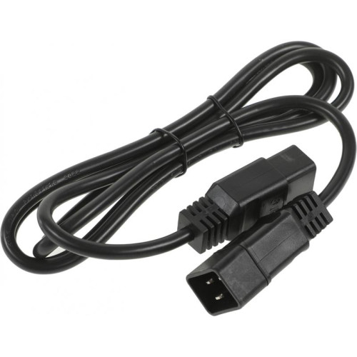 Шнур питания Hyperline PWC-IEC19-IEC20-1.8-BK C19-C20 проводник.:3x1.5мм2 1.8м 250В 16А (упак.:1шт) черный