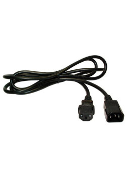 Кабель Lanmaster LAN-PP13/14-2.0-BK (упак.:1шт) 1м черный