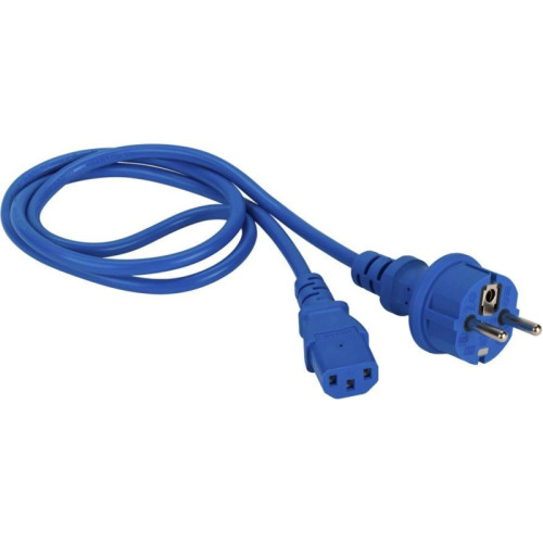 Шнур питания Lanmaster LAN-PP13/SH-3.0-BL C13-Schuko проводник.:3x0.75мм2 3м 220В 10А синий