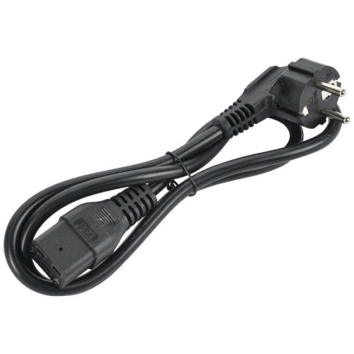 Шнур питания ITK PC-C19D-1M C19-Schuko проводник.:3x1.5мм2 1м 230В 16А черный