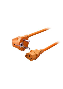 Шнур (кабель питания) ACD SUPER HEAVY DUTY 3*2,5 S22C13, (Schuko - C13), 10А, оранжевый, 2,0 м {50}