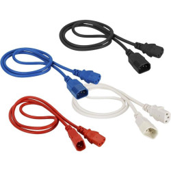 Шнур питания Lanmaster LAN-PP13/14-10-BL C13-С14 проводник.:3x0.75мм2 10м 220В 10А синий