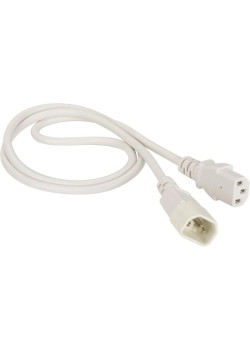 Шнур питания Lanmaster LAN-PP13/14-2.0-WH C13-С14 проводник.:3x0.75мм2 2м 220В 10А белый