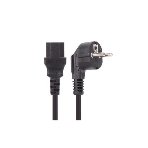 Кабель/ Кабель компьютер --> розетка 220V ( угловая Евровилка) <VDE> 3G*1mm2 VCOM <CE021-CU1.0-1.8> , 1,8 м Кабель/ Кабель компьютер --> розетка 220V ( угловая Евровилка) <VDE> 3G*1mm2 VCOM <CE021-CU1.0-1.8> , 1,8 м
