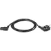 Кабель/ Кабель комп - розетка 220V EU (угол-угол)<VDE> 3GX0,75mm2, 1,8m, медь, Telecom <TE021DA-CU0.75-1.8M>