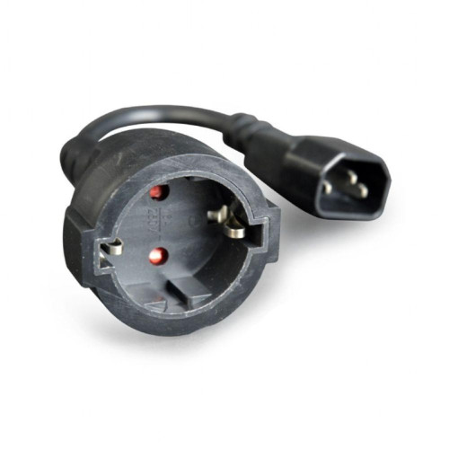 Кабель питания Cablexpert PC-SFC14M-01, 15 см, C14 - евророзетка (Schuko S23), 3*0.75 mm2, 10A (082860) (001473) Кабель питания Cablexpert PC-SFC14M-01, 15 см, C14 - евророзетка (Schuko S23), 3*0.75 mm2, 10A (082860) (001473)