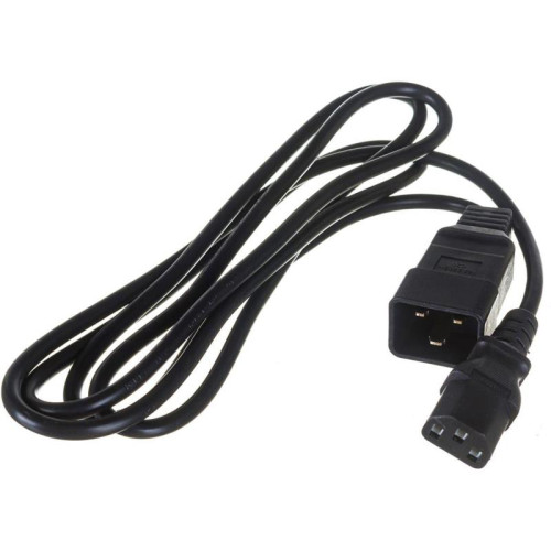 Шнур питания Lanmaster LAN-PP13/20-2.0-BK C13-C20 проводник.:3x0.75мм2 2м 220В 10А черный