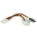 Кабель питания SATA Cablexpert CC-SATA-PSY2, 15см, molex 4pin/molex4pin+sata 15pin, на 2 устр. {250} (054942)