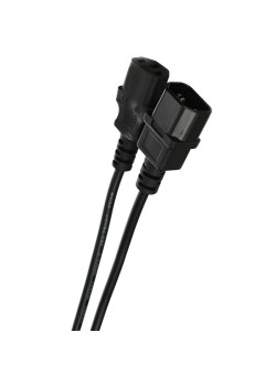 Кабель/ Кабель монитор - компьютер 220V (UPS -> устройство) <VDE> 3G*0.75mm2 VCOM <CE001-CU0.75-1.8>, 1.8м