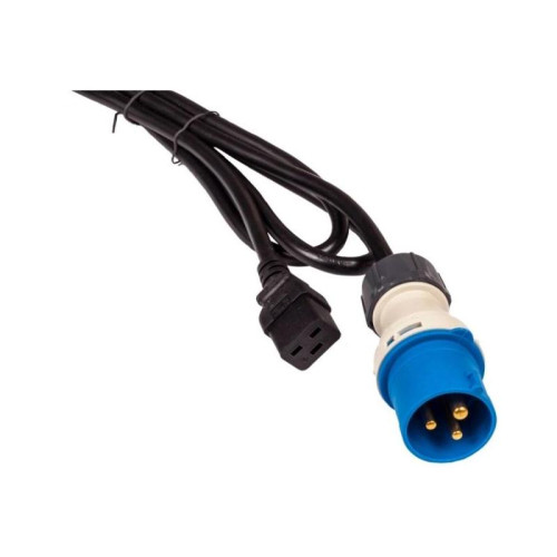 Шнур питания Lanmaster LAN-PP9M/19-2.5-BK C19 проводник.:3x2.5мм2 2.5м 250В 16А черный