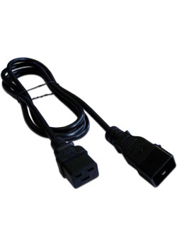 Шнур питания Lanmaster LAN-PP19/20-3.0-BK C19-C20 проводник.:3x1.5мм2 3м 220В 16А черный