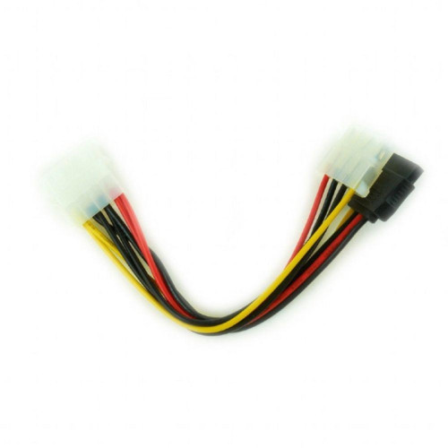 Кабель питания SATA Cablexpert CC-SATA-PSY2, 15см, molex 4pin/molex4pin+sata 15pin, на 2 устр. {250} (054942)