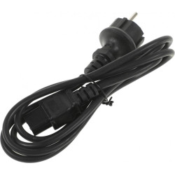 Шнур питания Lanmaster LAN-PP13/SH-1.8-BK C13-Schuko проводник.:3x0.75мм2 1.8м 220В 10А черный