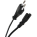 Кабель/ Кабель для аудио-видео техники IEC-320-C7 -- розетка EU, 2-pin <VDE>, VCOM <CE023-CU0.5-1.8>, 1,8m Кабель/ Кабель для аудио-видео техники IEC-320-C7 -- розетка EU, 2-pin <VDE>, VCOM <CE023-CU0.5-1.8>, 1,8m