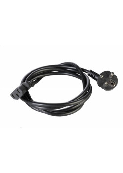 Шнур питания Rem R-10-Cord-C13-S-3 C13-Schuko проводник.:3x1мм2 3м 220В 10А (упак.:1шт) черный