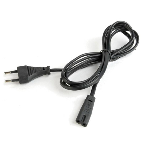 Кабель питания для аудио/видео техники Cablexpert PC-184-VDE-1.8M 1,8м, CEE 7/16 - C7, VDE, , 2-pin, 2х0,75, черный, пакет (026970) {100}