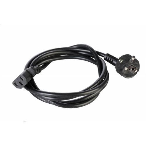 Шнур питания Rem R-10-CORD-C13-S-5 C13-Schuko проводник.:3x1мм2 5м 220В 10А (упак.:1шт) черный