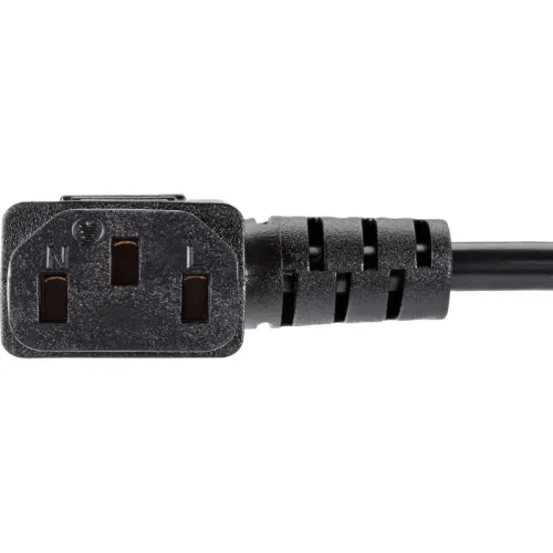 Кабель/ Кабель комп - розетка 220V EU (угол-угол)<VDE> 3GX0,75mm2, 1,8m, медь, Telecom <TE021DA-CU0.75-1.8M>