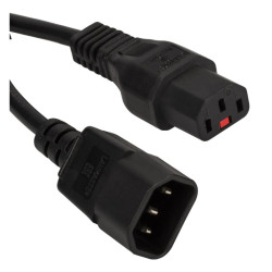 Шнур питания Lanmaster LAN-PP13/14-3.0-BK черный