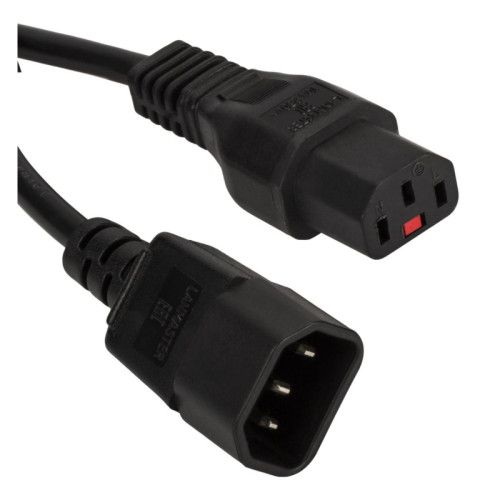 Шнур питания Lanmaster LAN-PP13/14-3.0-BK черный