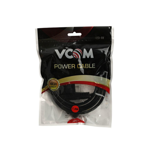 Кабель/ Кабель компьютер --> розетка 220V ( угловая Евровилка) <VDE> 3G*0,5mm2 VCOM <CE021-CU0.5-1.8> , 1.8м Кабель/ Кабель компьютер --> розетка 220V ( угловая Евровилка) <VDE> 3G*0,5mm2 VCOM <CE021-CU0.5-1.8> , 1.8м