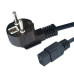 Кабель питания для UPC Cablexpert PC-186-C19, 1.8м, Schuko-С19, 16А, Сечение провода: 1,5 мм2, черный, с заземлением {50} Кабель питания для UPC Cablexpert PC-186-C19, 1.8м, Schuko-С19, 16А, Сечение провода: 1,5 мм2, черный, с заземлением {50}