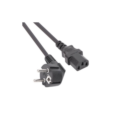Кабель/ Кабель компьютер --> розетка 220V ( угловая Евровилка) <VDE> 3G*1mm2 VCOM <CE021-CU1.0-1.8> , 1,8 м Кабель/ Кабель компьютер --> розетка 220V ( угловая Евровилка) <VDE> 3G*1mm2 VCOM <CE021-CU1.0-1.8> , 1,8 м