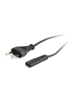 Кабель питания для аудио/видео техники Cablexpert PC-184-VDE-1.8M 1,8м, CEE 7/16 - C7, VDE, , 2-pin, 2х0,75, черный, пакет (026970) {100}
