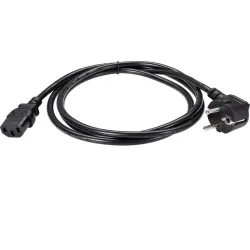 Кабель/ Кабель комп - розетка 220V EU (угловой)<VDE> 3GX1,5mm2, 1,8m, медь, Telecom <TY021-CU1.5-1.8M>