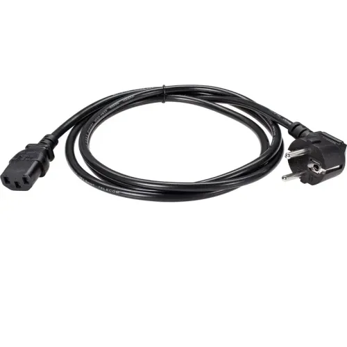 Кабель/ Кабель комп - розетка 220V EU (угловой)<VDE> 3GX1,5mm2, 1,8m, медь, Telecom <TY021-CU1.5-1.8M>