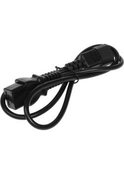 Шнур питания Lanmaster LAN-PP19/14-1.0-BK проводник.:3x0.75мм2 1м 220В 10А черный