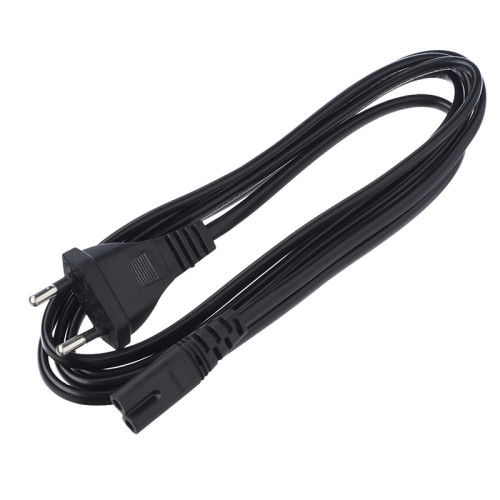 Кабель питания GoPower евровилка-C7 (2-pin) 1.8м ПВХ 0.75мм черный (1/300) Кабель питания GoPower евровилка-C7 (2-pin) 1.8м ПВХ 0.75мм черный (1/300)