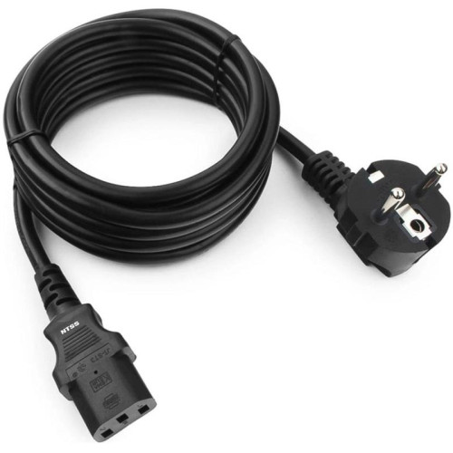 Шнур питания NTSS NTSS-PC13773 C13-Schuko проводник.:3x1мм2 3м 220В 10А черный