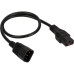 Шнур питания Lanmaster LAN-PP13L/14-1.5-BK C13-С14 проводник.:3x0.75мм2 1.5м 220В 10А черный