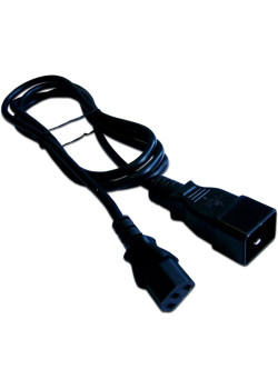 Шнур питания Lanmaster LAN-PP13/20-3.0-BK C13-C20 проводник.:3x0.75мм2 3м 220В 10А черный